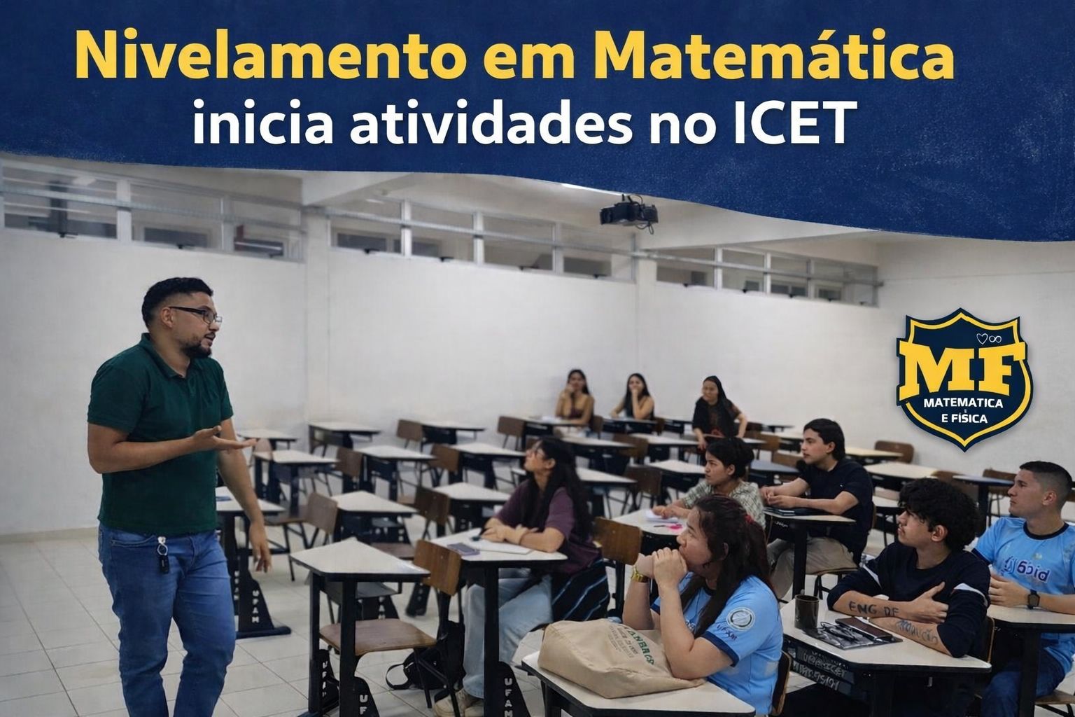  Nivelamento em Matemática inicia atividades no ICET e reforça apoio acadêmico aos estudantes